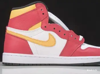 FUSION RED” JORDAN AIR OG 1 HIGH “LIGHT RETRO 555088-603 0623